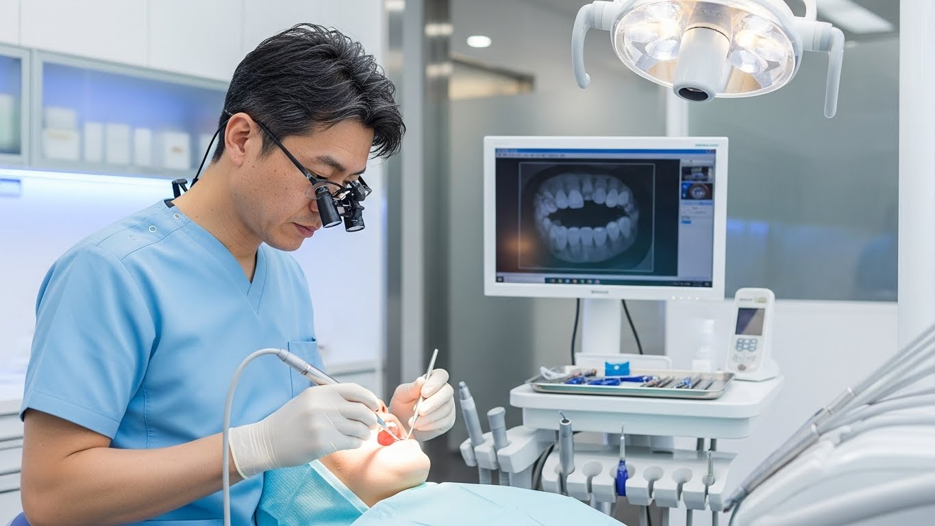 徹底した治療の様子